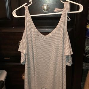 off the shoulder shirt